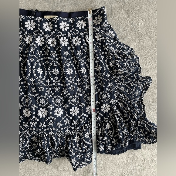 Kate Spade Shore Thing Eyelet Wrap Mini Skirt Size 12 - Picture 10 of 13